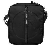 Armani Exchange Men's Antigua, Sustainable, Zip Around Crossbody, Black, One Size