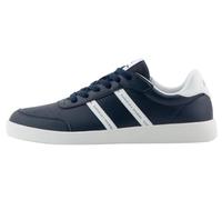 Armani Exchange Men's Berlin, Double Stripes Logo Sneaker, Navy Op White, 7.5 UK