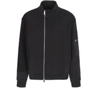 Armani Exchange Men's Black Edition, Sleeve Pocket, Silicon Logo Patch Sweatshirt, S