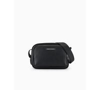 Armani Exchange Men's Black Shoulder Strap Satchel Handbag, 22 x 17 x 6 inches