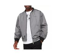 Armani Exchange Men's Blouson Jacket With Back Branding Eiffel Tower Grey M