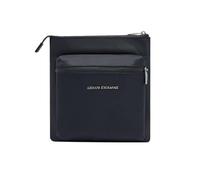 Armani Exchange Men's Borsa Messenger Crossbody Bag, Black/Black, One Size
