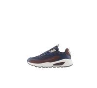 Armani Exchange Men's Bronx Sneaker, Navy Bordeau, 8 UK