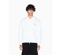 Zip Hoodie Casual Practical Soft Fabric - male - Armani Exchange - Zip-throughs - White - 2XL - Sweatshirts & Hoodies 2XL