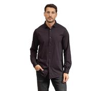 Armani Exchange Men's Cross Gender, Long Sleeve Classic Fit Side Logo, Shirt, Blue, M, deep Navy, M