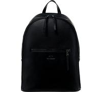 Armani Exchange Matte Faux Leather Mens Backpack Colour: Black, Size: