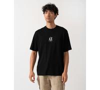Armani Exchange Mens Embroidered A|X Centre Logo T-Shirt - Black UC001 - Black UC001 - M