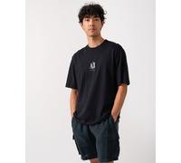 Armani Exchange Mens Embroidered A|X Centre Logo T-Shirt - Deep Navy UB101
