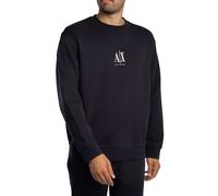 Armani Exchange Men's Embroidered Centre Logo Sweatshirt, Blue