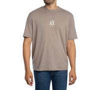 Armani Exchange Men's Icon Project, Embroidered Logo, T-Shirt, Brown, L