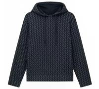 Armani Exchange Men's Essential, All Over Logo Hooded sweatshirt (pack of 1)