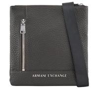 Armani Exchange Men's Essential, Capri, Logo Lettering Flat Crossbody, Black, one_Size