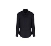 Armani Exchange Men's Essential, Emboridered Tonal Logo, Shirt, Blue, XXL