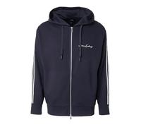 Armani Exchange Men's Essential, Logo Signature, Full Zip Hooded Sweatshirt