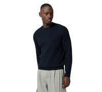 Armani Exchange Men's Essential, Long Sleeve Monogram Logo Texture Pullover Sweater