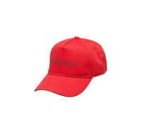 Armani Exchange Men's Essential, Milano/New York, Logo Lettering Baseball Cap, Red/Blue, One Size