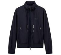 Armani Exchange Men's Essential Removable Hood Loged Drawstring Side Logo Blouson Jacket, deep navy, L