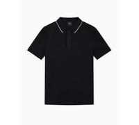 Cotton Short Sleeve Polo Shirt with Round Neck S