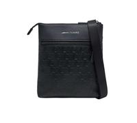 Armani Exchange Men's Flat Crossbody Messenger Bag, Black, One Size