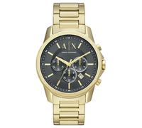 Armani Exchange Men's Gold Strap Grey Dial Bracelet Watch