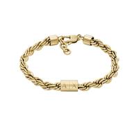 Armani Exchange Men's Gold Tone Stainless Steel Chain Bracelet