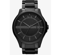 Armani Exchange Men's Black Ion-Plated Bracelet Watch
