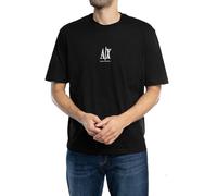 Armani Exchange T-shirt XM000363AF12308UC001 Icon Project Embroidered Logo Cotton Black XXL