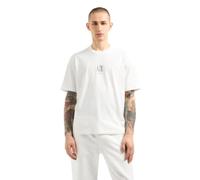 Armani Exchange Men's Icon Project, Embroidered Logo, T-Shirt, White, XS