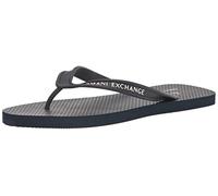 Armani Exchange Men's Logo Flip Flop, navy, 10.5 UK