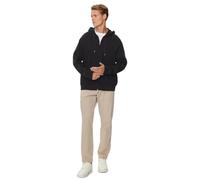 Armani Exchange Men's Logo Tape Cotton Interlock Zip Up Hooded Sweatshirt, Black, L