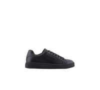 Armani Exchange Men's London Sneaker, Black Beauty, 9 UK