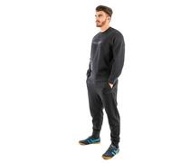 Armani Exchange Men's Long Sleeve, Front Tone on Tone Logo Sweatshirt, Blue, L, deep navy, L