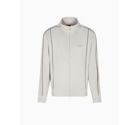 Armani Exchange Sweatshirt XM001357_AF16278 Long Sleeve Side Logo Zip White XL Men