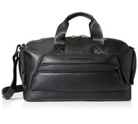 Armani Exchange Men's Madrid, Sustainable, Embossed Logo Duffle Bag, Black