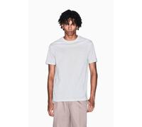 Armani Exchange Men's Micro Logo Regular Fit T-Shirt Gun Metal in Grey | Size: Medium Armani Exchange Grey M