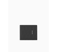Armani Exchange Men's Milano, Essential, Logo Print Bi-Fold Wallet, Black/Chimera