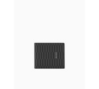 Armani Exchange Men's Milano, Essential, Modern Print Bi-Fold Wallet, Black/Chimera