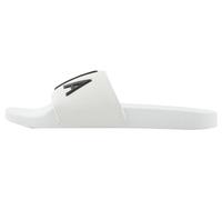 Armani Exchange Men's Mykonos, Kint Band, Big Logo Slide Sandal, Op White Black, 9.5 UK