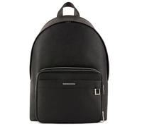 Armani Exchange Men's New York, Sustainable, Logo Plate, Double Zip Backpack, One Size
