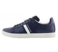 Armani Exchange Men's Paris Double Line Sneaker, Navy Off White, 5.5 UK