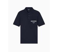 Armani Exchange Men's Pique Pocket Logo Polo Polo Shirt (Pack of 1)