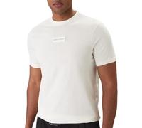 Armani Exchange Men's Plain Front Logo Patch T-Shirt, White, XL
