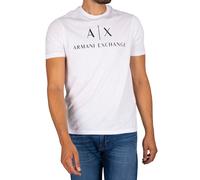 Armani Exchange Men's 8nztcj T Shirt, White, L UK