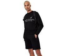 Armani Exchange Men's Milano Ny Cotton Crewneck Sweatshirt, Black, L
