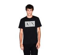 Armani Exchange Men's Rectangular Box Armani Exchange Logo T-Shirt (Pack of 1)