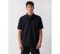 Armani Exchange Mens Regular Fit Polo Shirt with Tone-On-Tone Allover Logo -