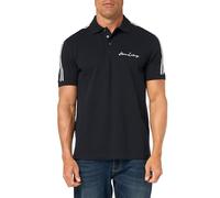 Armani Exchange Men's Regular fit Stretch Cotton Signature Logo Polo Shirt, Navy, S
