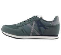 Armani Exchange Men's Rio Essential Side Logo Trainers, Green Night Sky, 7 UK