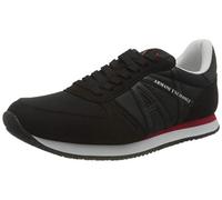 Armani Exchange Men's Rio Side Logo Sneaker, Full Black, 7 UK