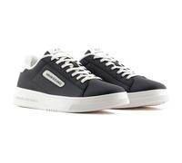 Armani Exchange Men's Seattle Sneaker, Black+Off White, 8 UK